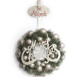 Personalised Champagne Wreath Hanger Store