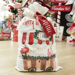 Personalised Christmas Candy Shop Santa Sack Sale