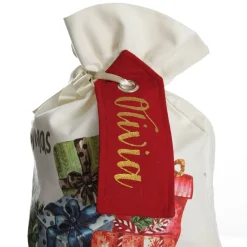 Personalised Christmas Vintage Car Santa Sack Discount