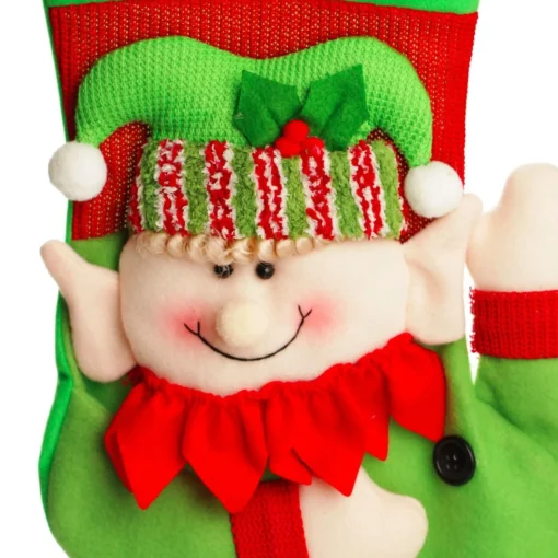 Personalised 3D Elf Christmas Stocking Online