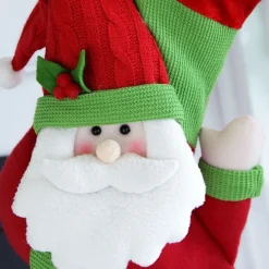 Personalised 3D Santa Christmas Stocking Cheap