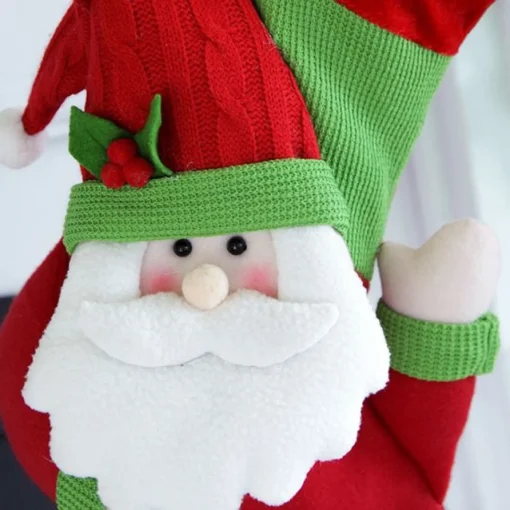 Personalised 3D Santa Christmas Stocking Cheap