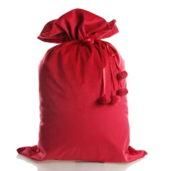 Personalised Dark Red Velvet Santa Sack Outlet