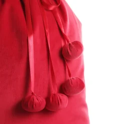 Personalised Dark Red Velvet Santa Sack Outlet