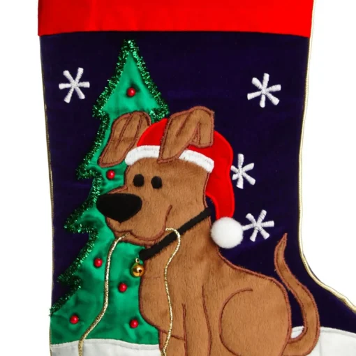 Personalised Dog Christmas Stocking Best