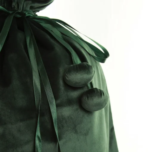 Personalised Forest Green Velvet Santa Sack New