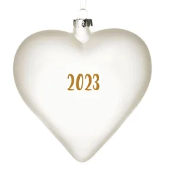 Personalised Frosted Glass Heart Cheap