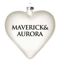 Personalised Frosted Glass Heart Cheap