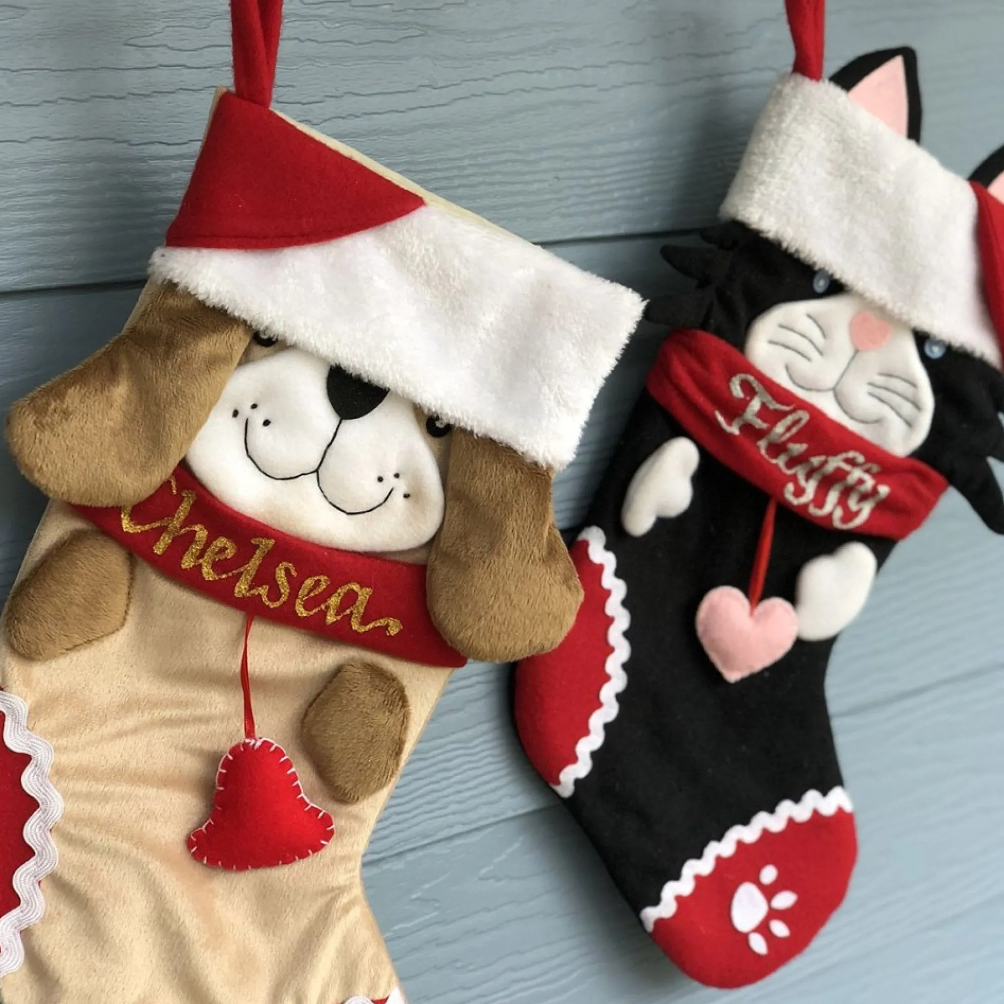 Personalised Fun Black Cat Christmas Stocking Store
