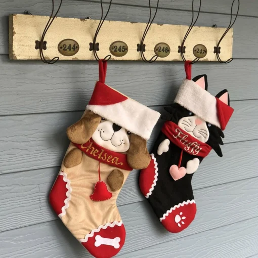 Personalised Fun Dog Christmas Stocking Fashion