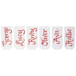 Personalised Gift Tags Square Cut - Set of 6 Best Sale