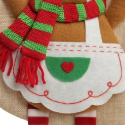 Personalised Gingerbread Girl Christmas Stocking with Dangly Legs Best Sale