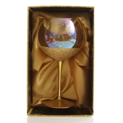 Personalised Gingle Juice Large Christmas Wine Glass Hot
