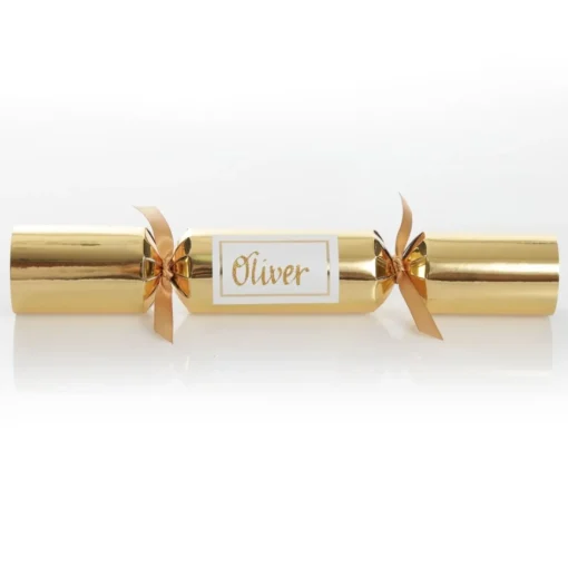 Personalised Gold Plain Bon Bon - Single Best