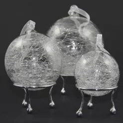 Personalised Icicle Glass Christmas Bauble Cheap