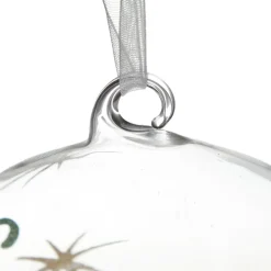 Personalised Iridescent Glass Christmas Bauble Shop