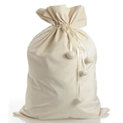Personalised Ivory Velvet Santa Sack Outlet