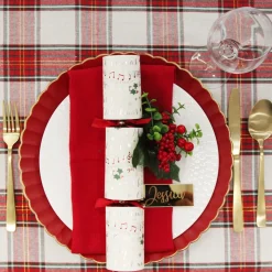 Personalised Mirror Acrylic Etched Name Tags - Set of 6 Best