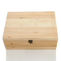 Personalised Natural Wooden Christmas Eve Keepsake Box New
