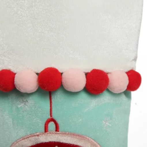 Personalised Peppermint Bauble Christmas Stocking Store