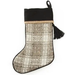 Personalised Plaid Christmas Stocking Cheap