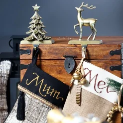 Personalised Plaid Christmas Stocking Cheap