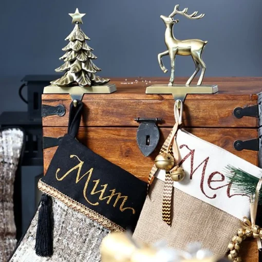 Personalised Plaid Christmas Stocking Cheap