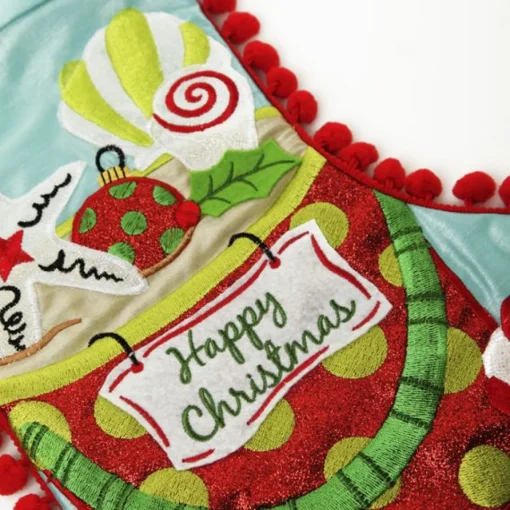 Personalised Pom Pom Beach Christmas Stocking Store