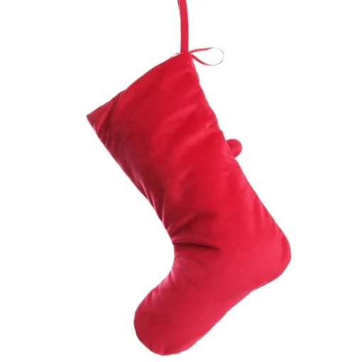 Personalised Red Velvet Christmas Stocking Outlet