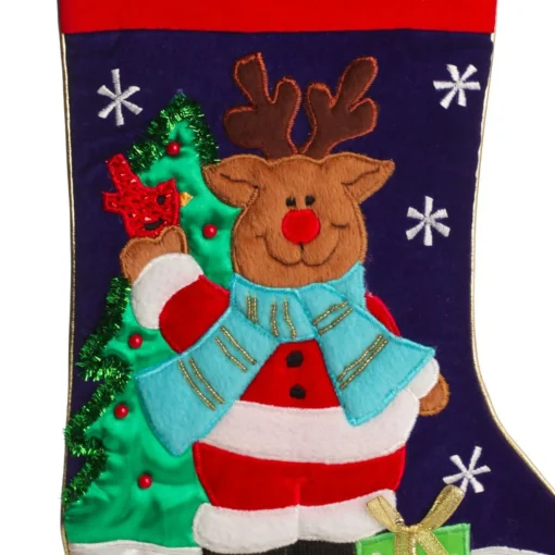 Personalised Reindeer Christmas Stocking Discount