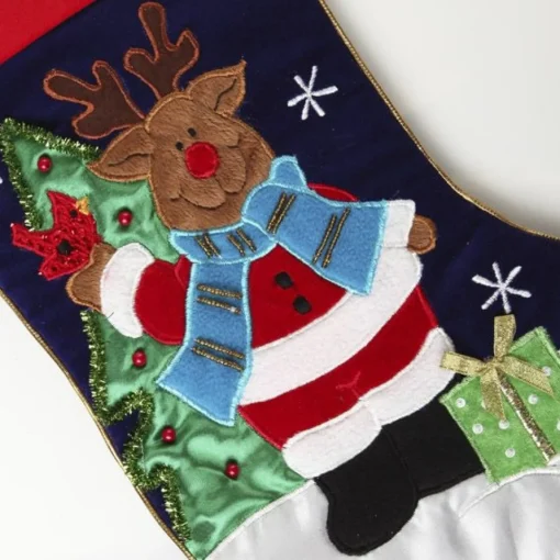 Personalised Reindeer Christmas Stocking Discount