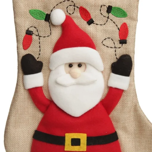 Personalised Santa Christmas Stocking with Dangly Legs Sale