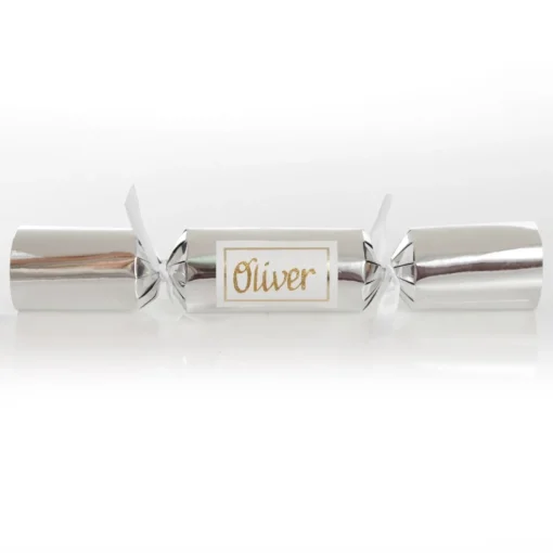 Personalised Silver Plain Bon Bon - Single Hot