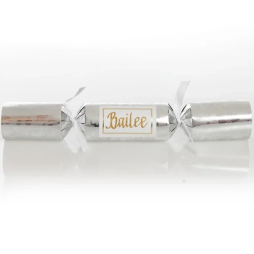 Personalised Silver Swirl Bon Bon - Single Discount