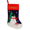 Personalised Snowman Christmas Stocking Best