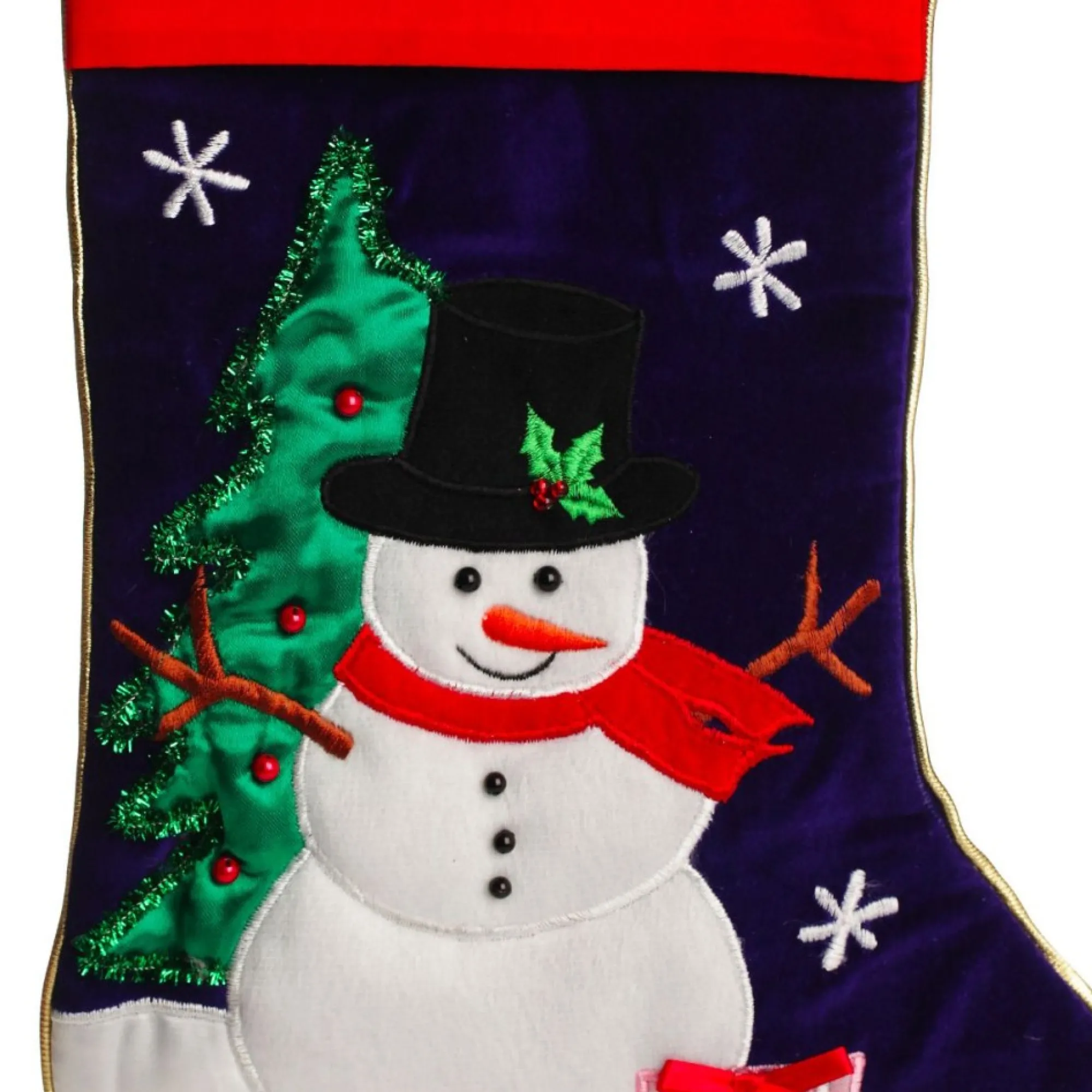 Personalised Snowman Christmas Stocking Best