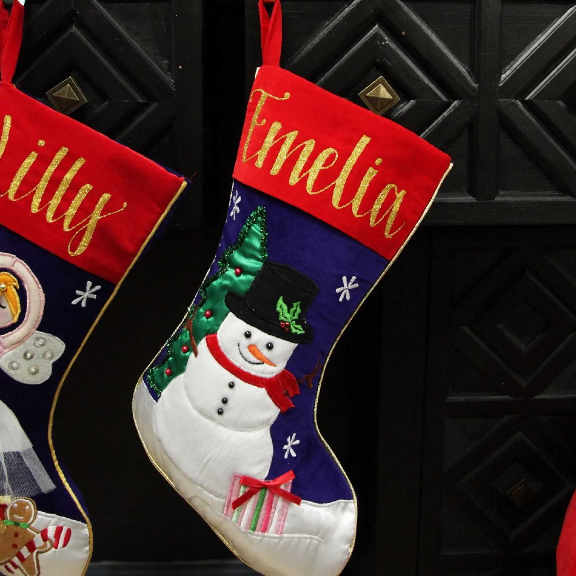 Personalised Snowman Christmas Stocking Best
