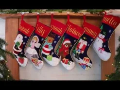 Personalised Snowman Christmas Stocking Best