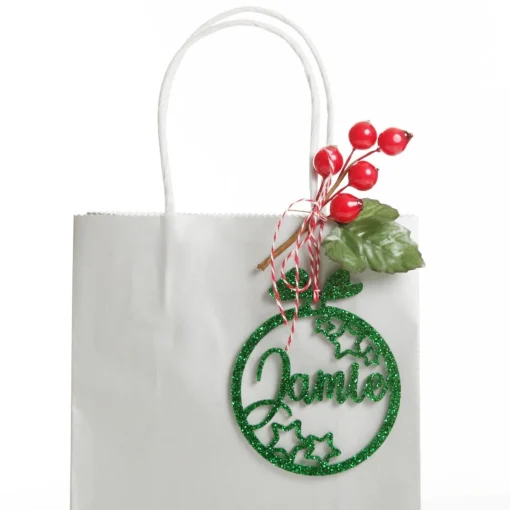 Personalised Stars Laser Cut Christmas Decoration Clearance