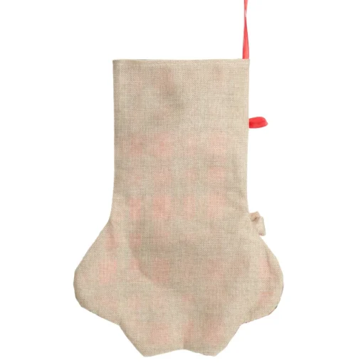 Personalised Tartan Cat Paw Christmas Stocking Shop