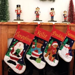 Personalised Teddy Bear Christmas Stocking Cheap
