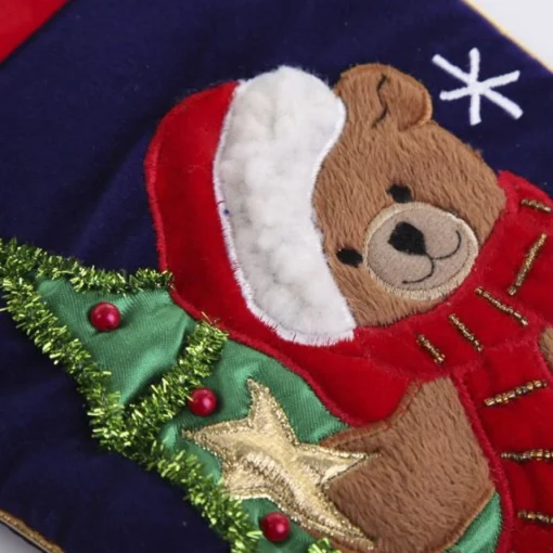 Personalised Teddy Bear Christmas Stocking Cheap