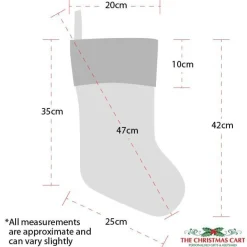 Personalised White Fur Christmas Stocking with Pom Poms Online