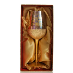 Personanlised Naughty is the New Nice Christmas Wine Glass Best