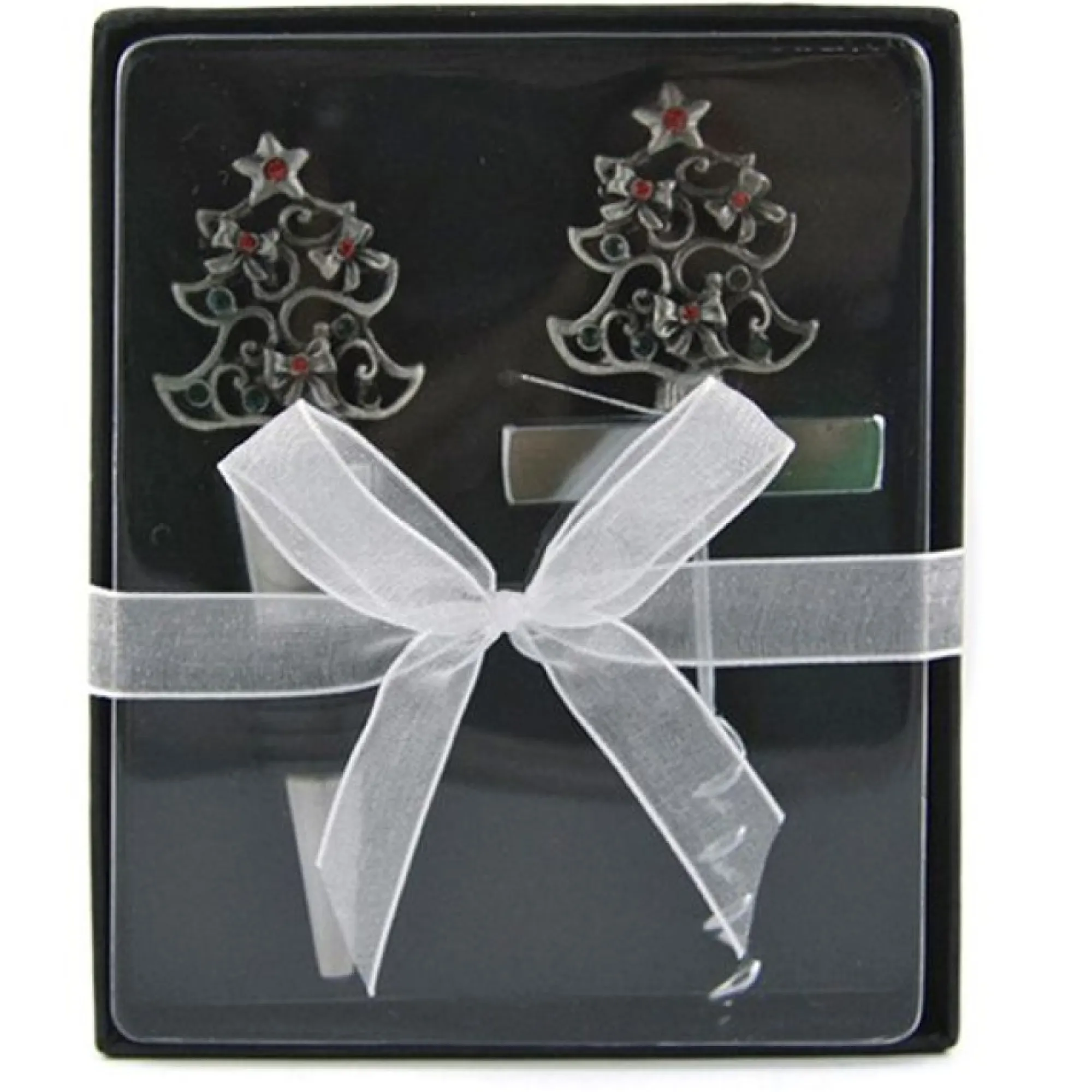 Pewter Tree Corkscrew and Bottle Stopper Gift Set Cheap