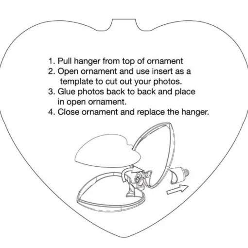 Photo Heart Ornament Shop