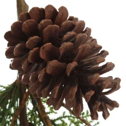 Pinecone and Red Berry Mixed Leaf Christmas Spray Store
