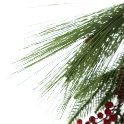 Pinecone and Red Berry Mixed Leaf Christmas Spray Store