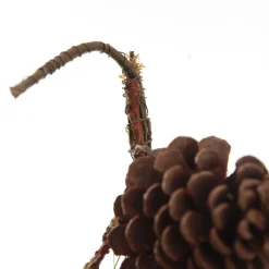Pinecone and Red Berry Mixed Leaf Christmas Garland Store
