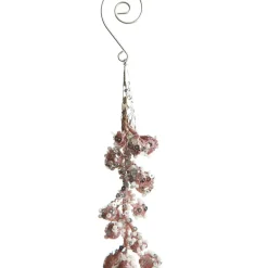 Pink Berry and Pearl Drop Christmas Tree Decoration Cheap